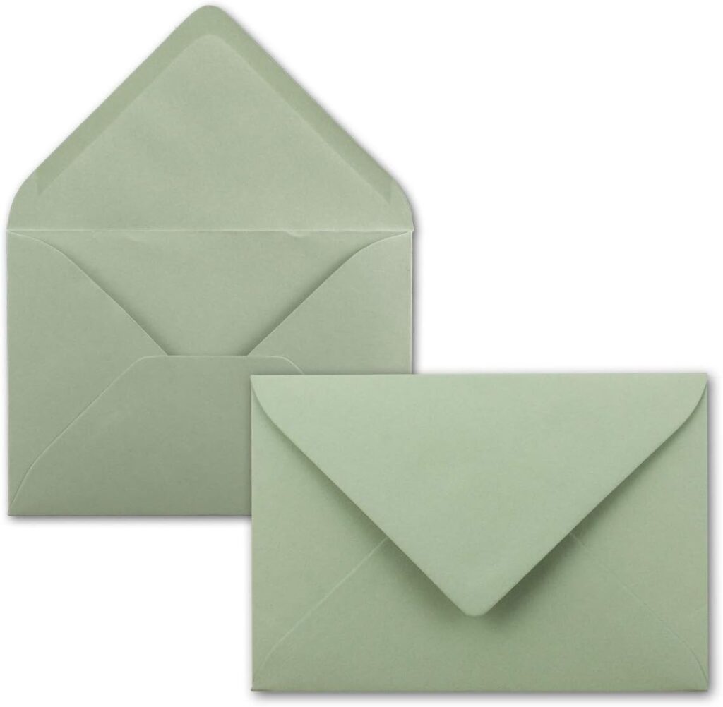Ljusgröna kuvert