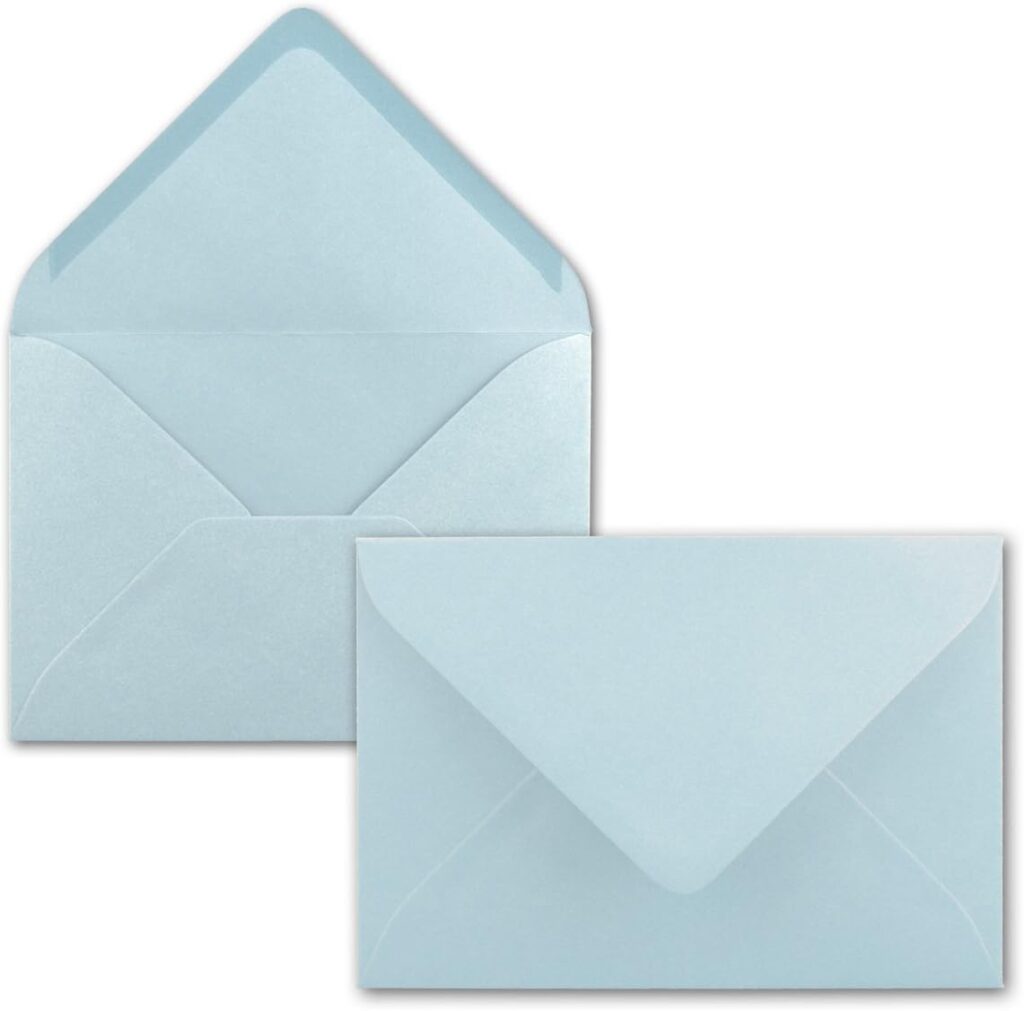Ljusblå kuvert